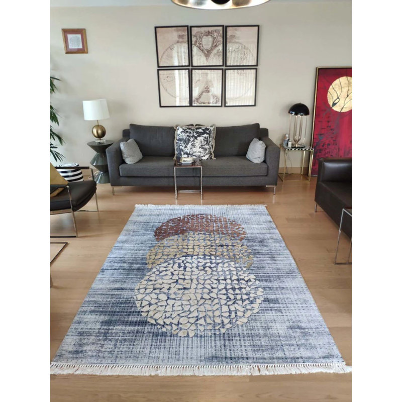 Tapis Maryemma avec envers antidérapant, Rectangle 3 pi 11 po x 7 pi 3 po