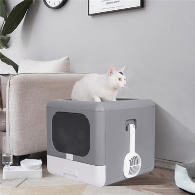 Rodriquez Plastic Litter Box Enclosure