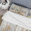 Winter Birch Wood Forest I - Ensemble de housse de couette à motif floral - Microfibre de polyester-110397836