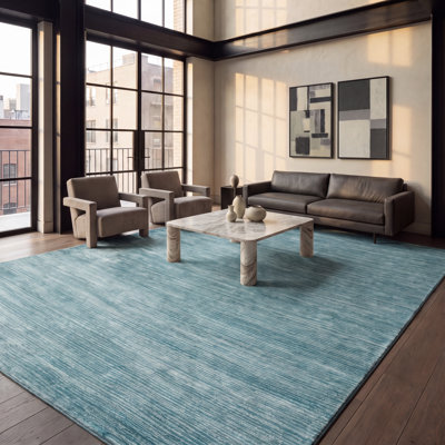 Tapis turquoise Mcevoy