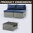 50" Wide Outdoor Wicker Loveseat with Cushions-1074881299