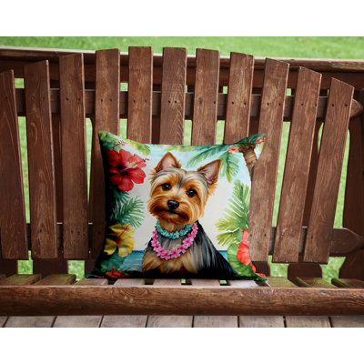 Coussin Silky Terrier Luau