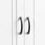 Grande armoire blanche pour accessoires de salle de bain et rangement avec tiroir à options diverses