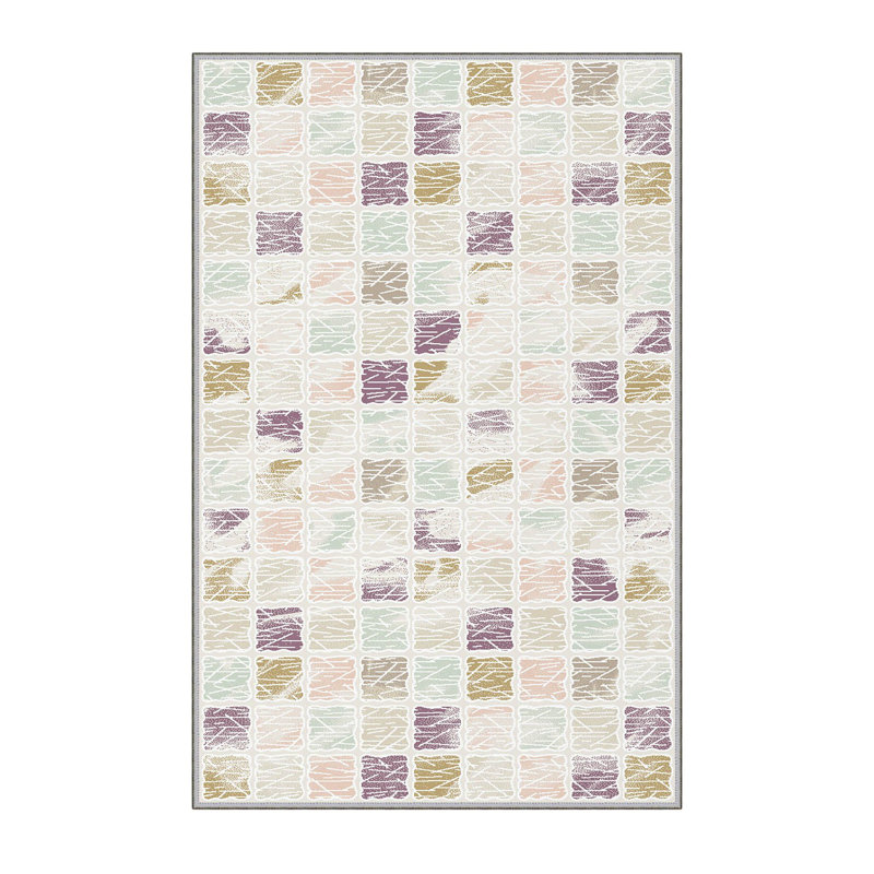 Premium 3D Printed Carpet, 4.6 x 7.2 Feet, 100% Polyester, 0.3 Inches Pile Height | Antibacterial, Non-Slip Underside, Machine Washable | Perfect for Living Room, Bedroom, and Kids' Play Areas, Durable & Stylish