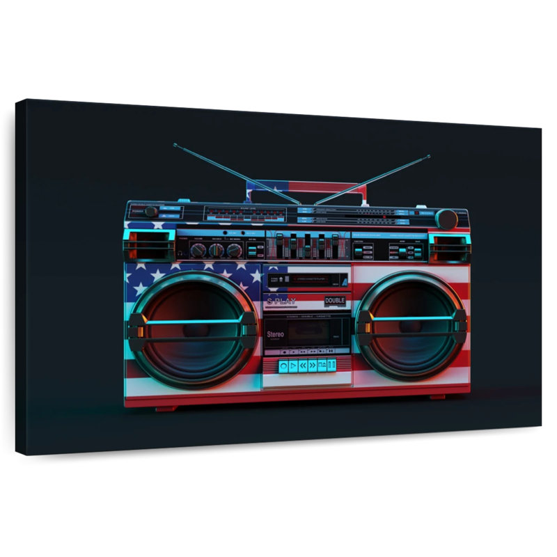 Abarca American Boombox, H 20 po x l 30 po
