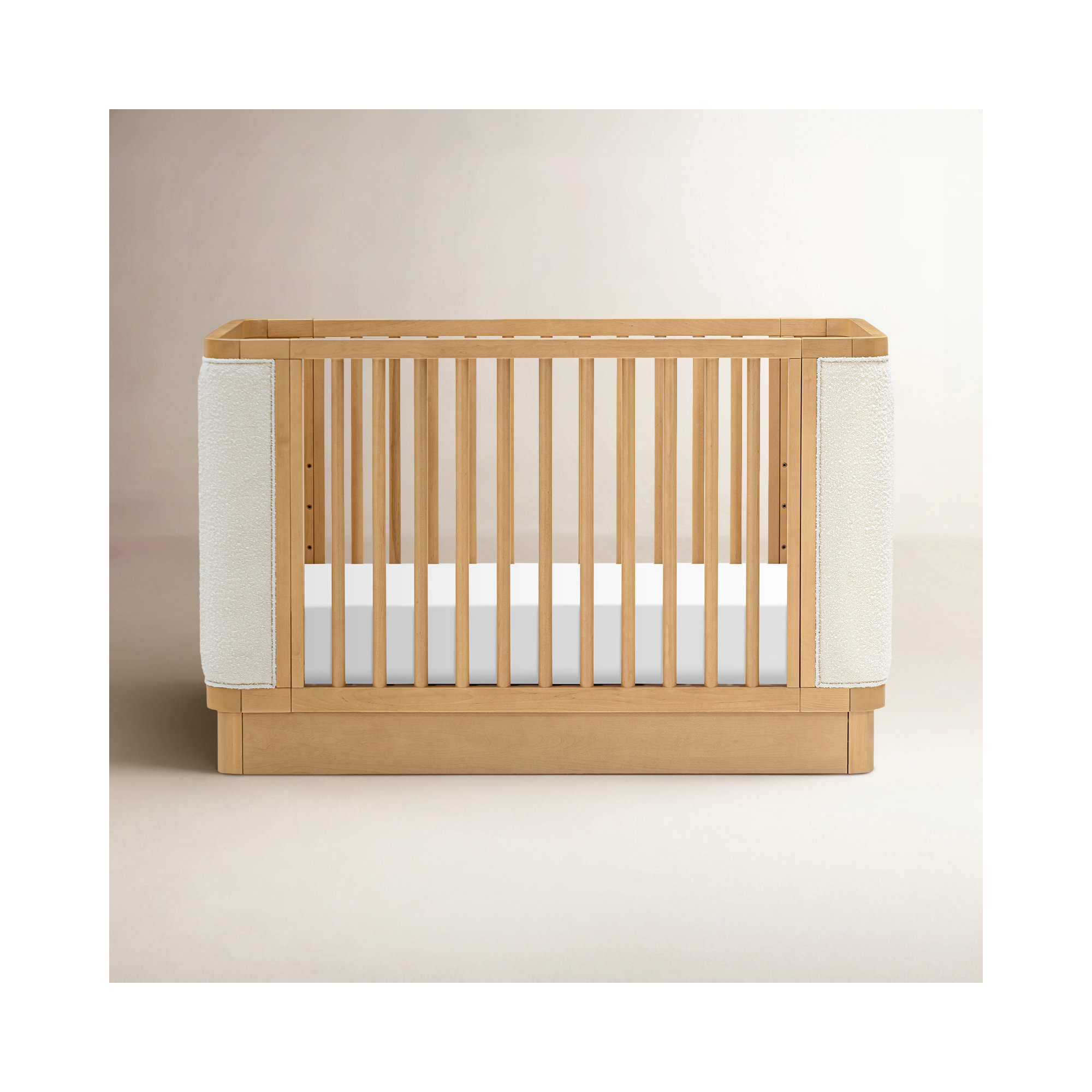 Bondi Boucle 4-in-1 Convertible Upholstered Crib