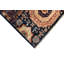 Hand-Knotted High-Quality Navy, Red, and Beige Runner