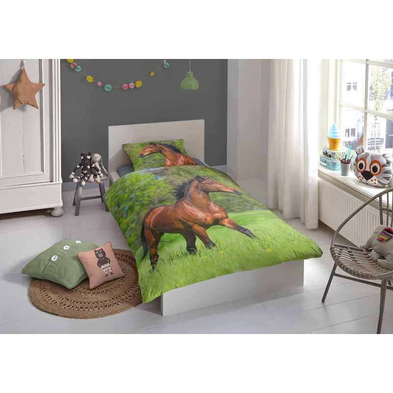 No Pattern Duvet Cover Set with Pillowcases