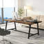 Table de réunion de style industriel (tabourets non inclus)