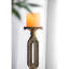 Porte-bougie antique en or