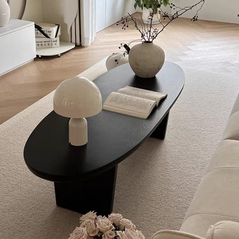Table basse Wabi-sabi, H 15,74 po x L 51,18 po x l 18,89 po