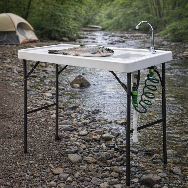  Multi-Use White Fish Table