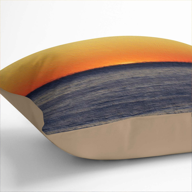 Square Throw Cushion, 40cm H x 40cm W x 15cm D, Stone