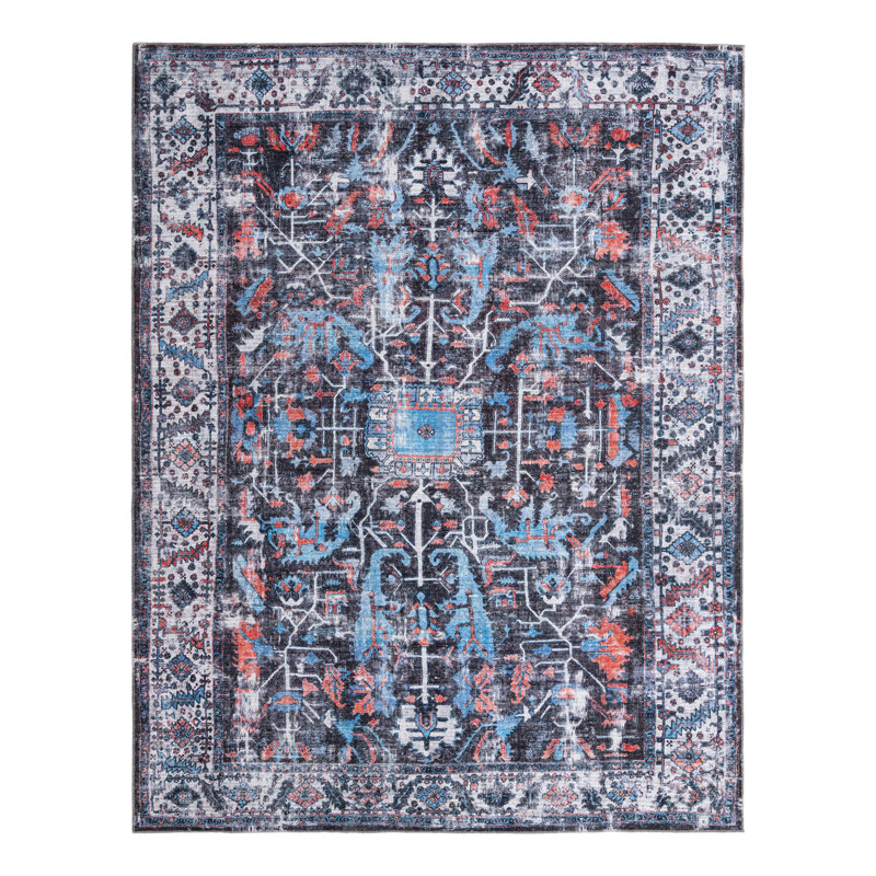 Guynn Chenille Oriental Indoor Rug, Rectangle 2' x 3'