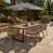 Natural with Grey LED Parasol