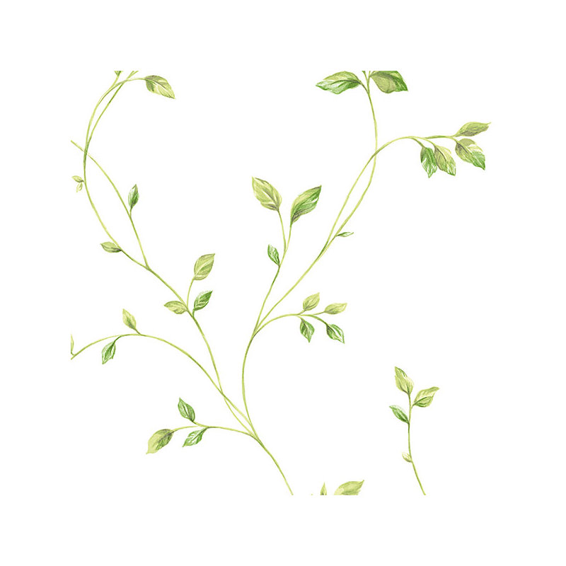 Laneer 32.7' x 20.5" Watercolour Leaves Wallpaper