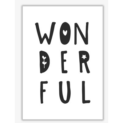 Wonderful - Print