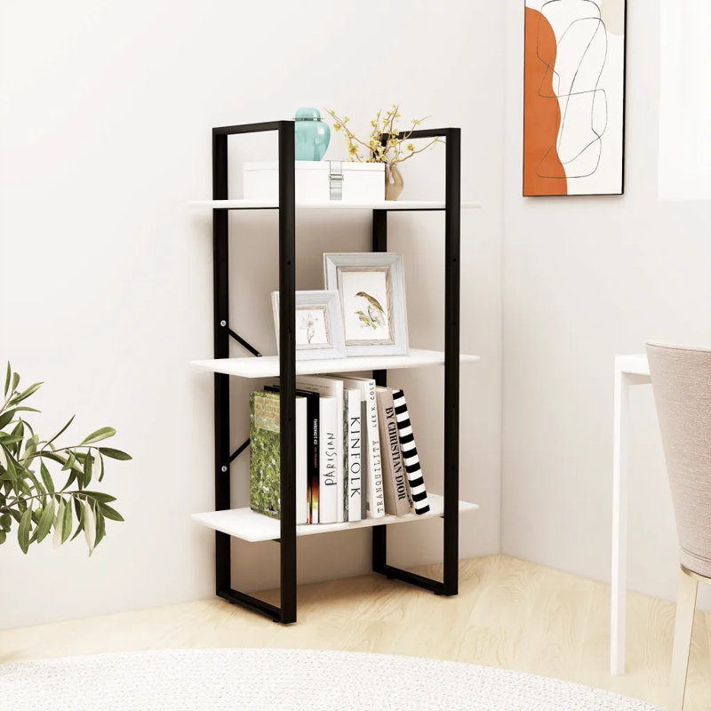 Ammon 105cm H x 60cm W Etagere Bookcase, White