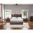 Shila Lift Up Bed with Linen Upholstered & LED Storage Headboard-573760346-573760345