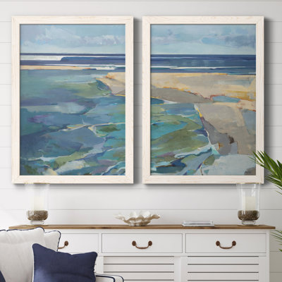 " Breakwater " 2 - Pieces Painting Print