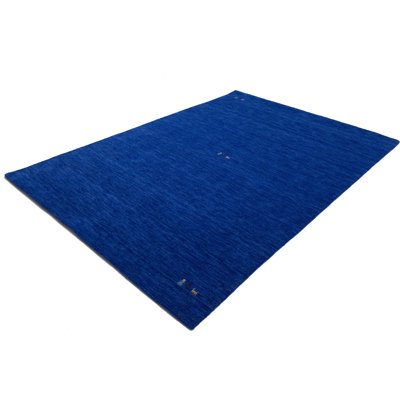Tapis Gabbeh tissé à la main sans perte, 100% laine, de couleur unie, résistant à la décoloration et aux taches, durable