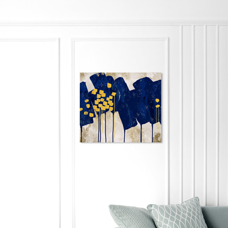 Sapphire Movement - Print on Canvas, 17" H x 20" W, Wrapped Canvas