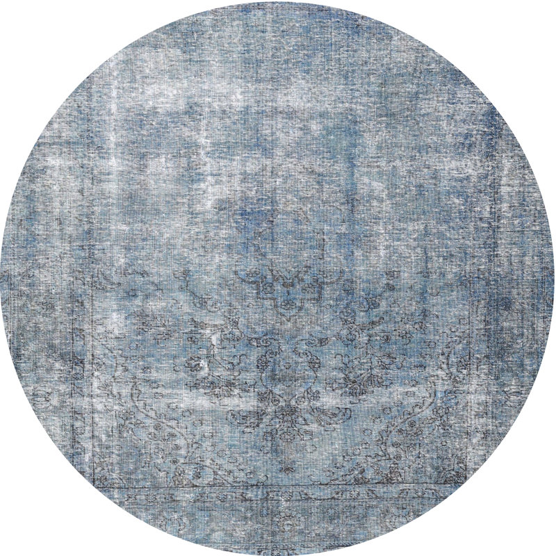Ahsun Oriental Indoor Rug, Round 7'
