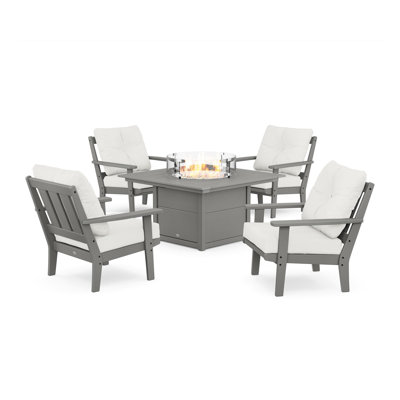 Oxford 5 Piece Multiple Chairs Seating Group with Cushions