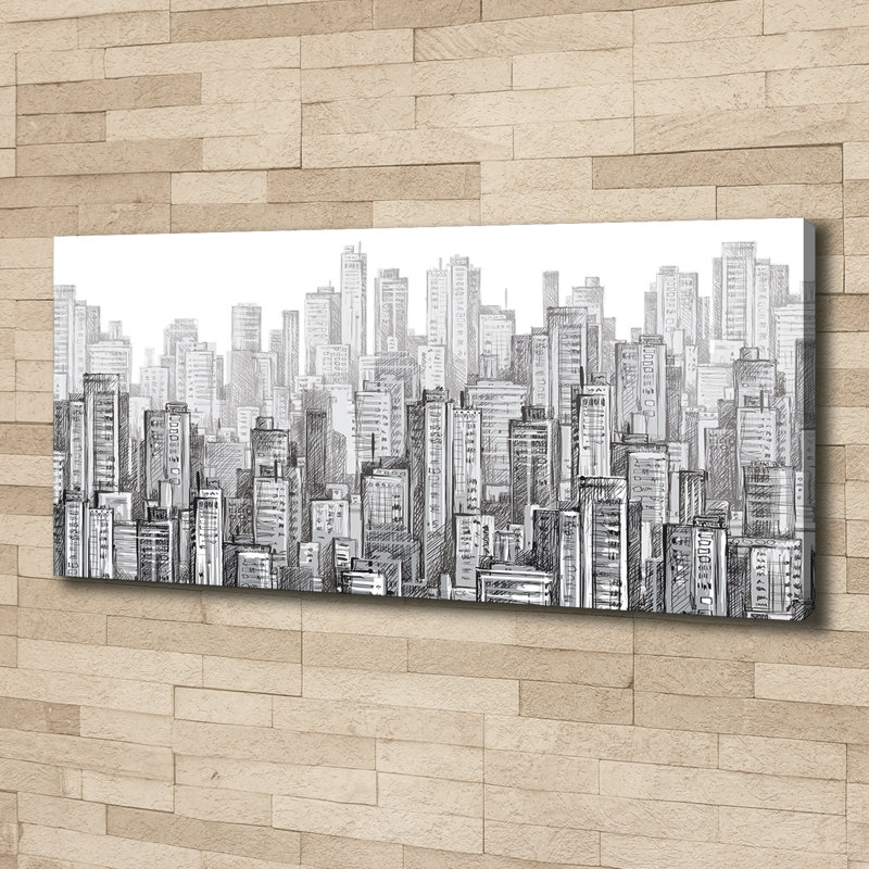 Skyscrapers - Wrapped Canvas Print