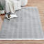 Fredrikk Chevron Area Rug in Stone Gray-2081849472