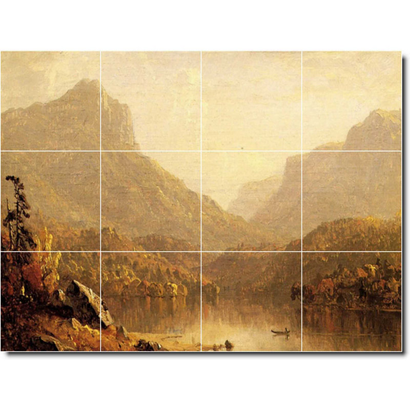 Carreau de peinture murale 32 po x 24 po 8 po x 8 po, Paysage 03558