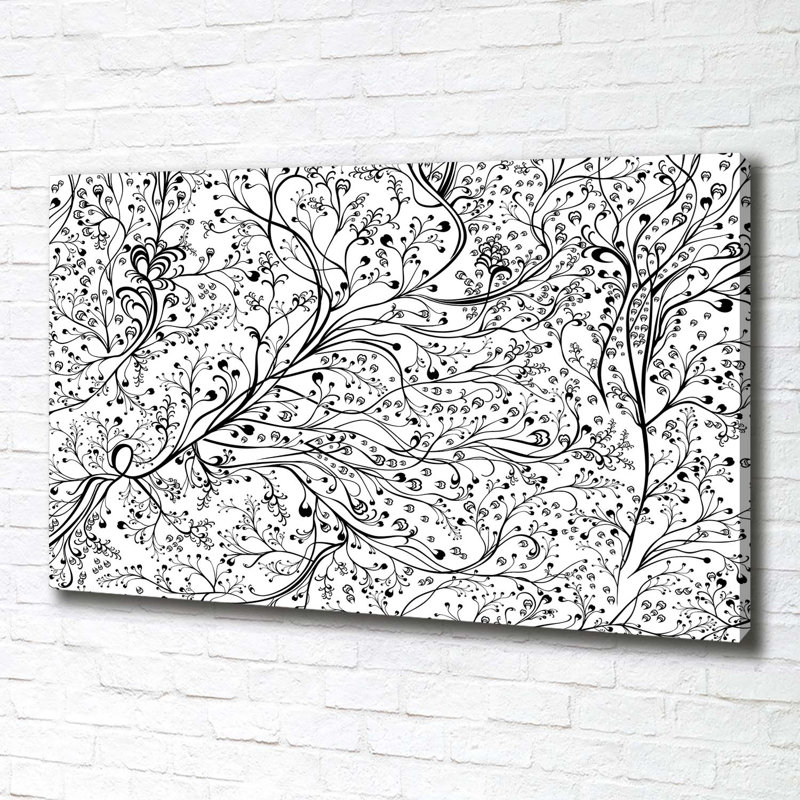 Intertwined Branches - Wrapped Canvas Print