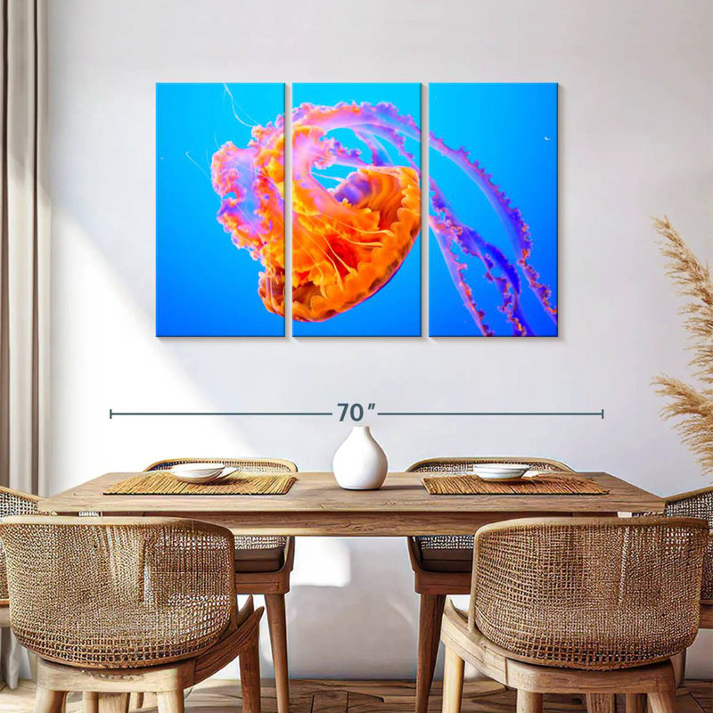 Jellyfish Somersault, 36" H x 57" W