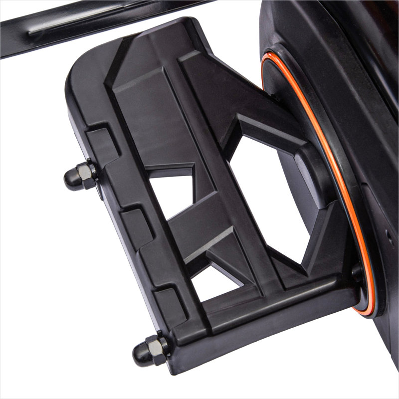 Kart électrique avec vitesse réglable, roues tout-terrain en EVA, finition orange riche
