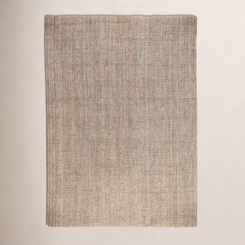 Dickie Jute Natural Area Rug, Rectangle 8' x 10'