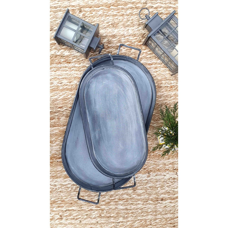 Metal Tray, 5cm H x 54cm W x 23cm D