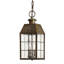 Lanterne suspendue d'extérieur 2 lumières Nantucket