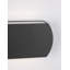 Black Integrated LED Outdoor Armed Sconce