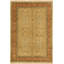 Tapis ivoire / rouille oriental en laine noué à la main 4 pi x 5 pi 11 po