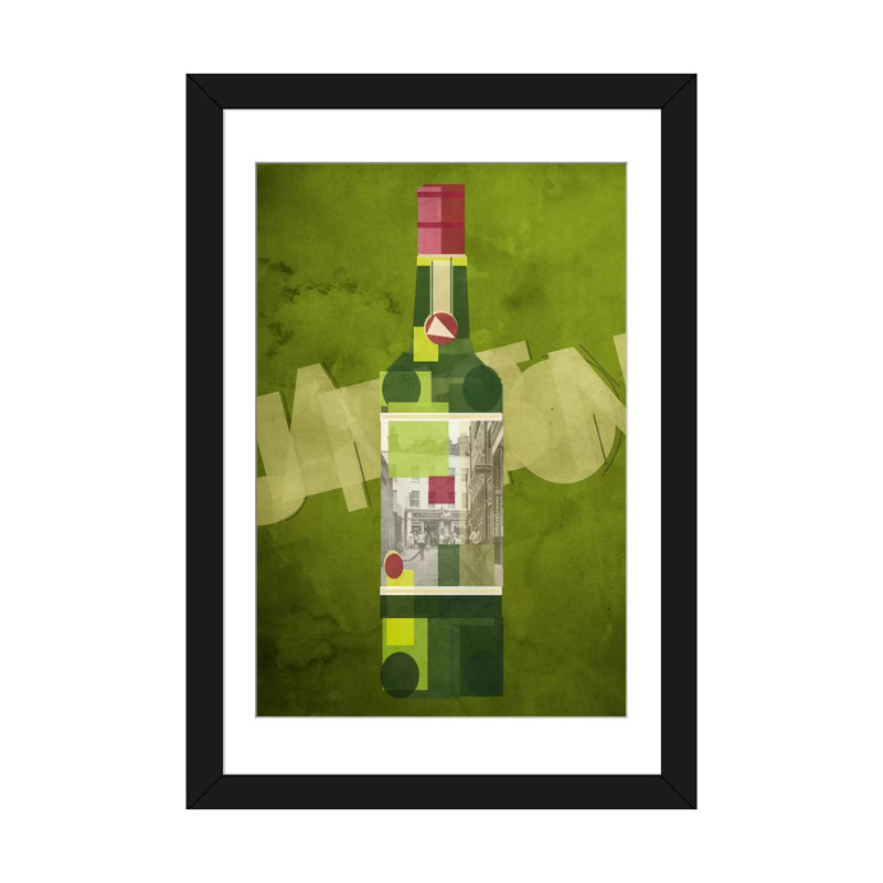 « jameson », impression sur toile tendue, Toile tendue, H 24 po x l 16 po x P 1 po, Blanc
