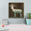 «Simple Living Deer Silhouette» par Michael Mullan, art mural sur toile
