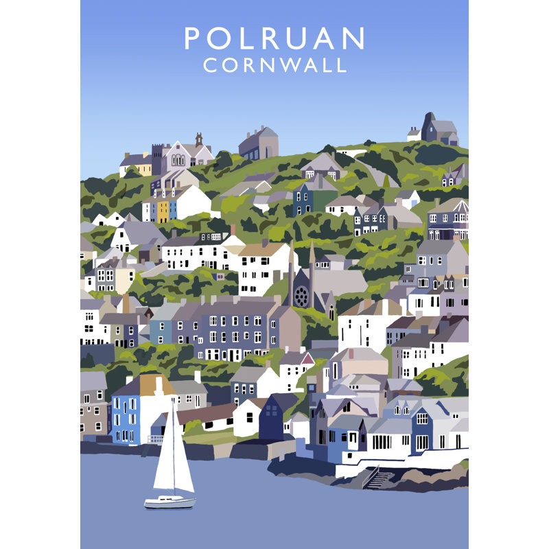 Polruan 2 by Richard O'Neil - Print, No Frame, 40 cm H x 30 cm W x 1 cm D