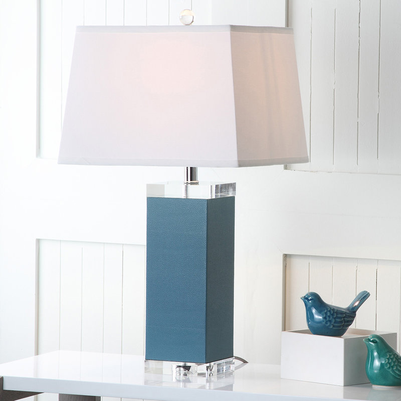 Beartree Fabric Table Lamp, Blue