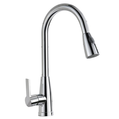 Topcraft Single-Handle Single-Hole Pull-Down Kitchen Faucet