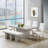 8 - Person Pedestal Dining Set