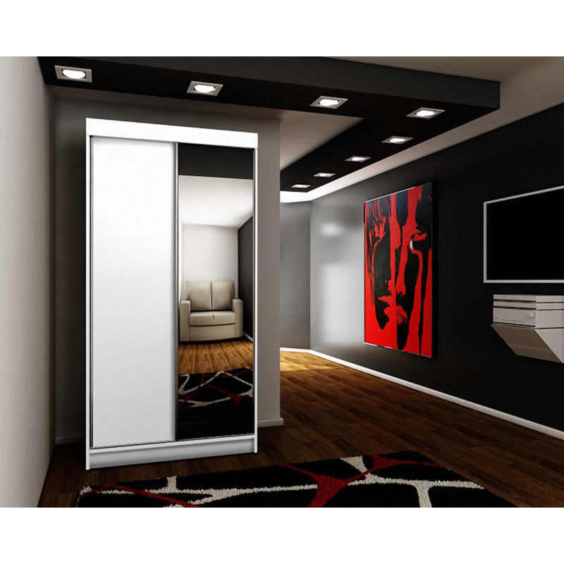 Millton 2 Door Wardrobe, White