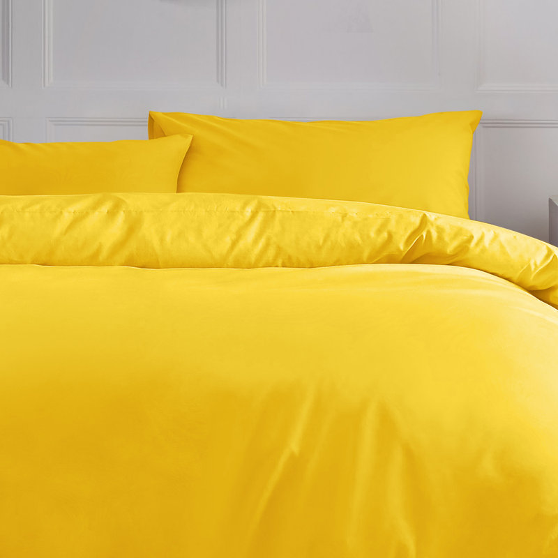 Onsim Duvet Cover Set, King, Yellow