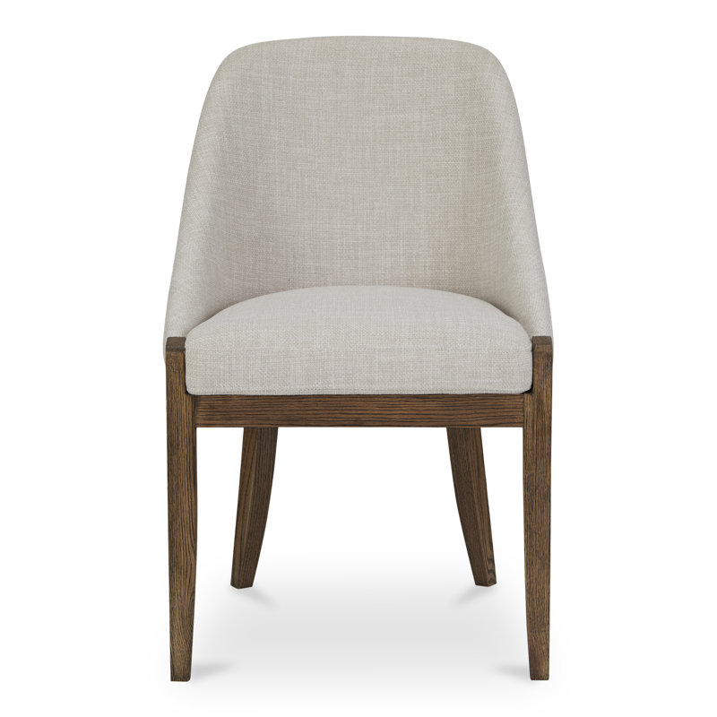 Daya Dining Chair, Light Grey Performance Basketweave
