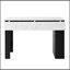 Nichols avec plateau pliable, armoire de rangement à 2 portes et étagères réglables-2098795080