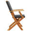 10-3 Wicker/Rattan Garden Chair With Cushion Folding Chair Set-105675907